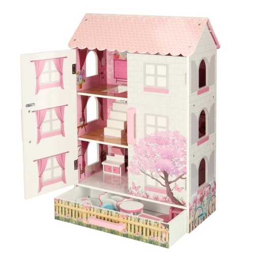 domek-dla-lalek-drewniany-lulilo-papilio-rozowy-80cm-165956
