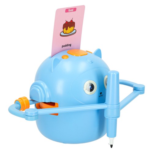 robot-edukacyjny-interaktywny-nauka-rysowania-pisania-zestaw-fiszki-mazaki-niebieski-170415