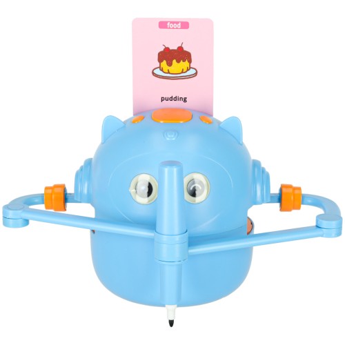 robot-edukacyjny-interaktywny-nauka-rysowania-pisania-zestaw-fiszki-mazaki-niebieski-170416