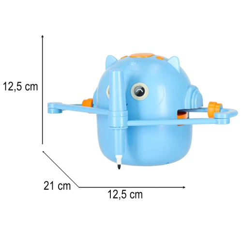 robot-edukacyjny-interaktywny-nauka-rysowania-pisania-zestaw-fiszki-mazaki-niebieski-170433