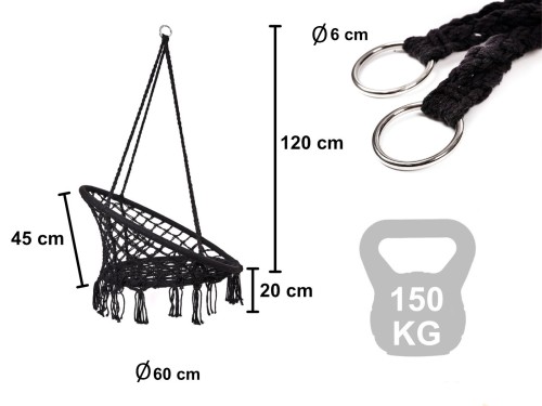 hustawka-fotel-bocianie-gniazdo-z-oparciem-czarna-80cm-120kg-153175