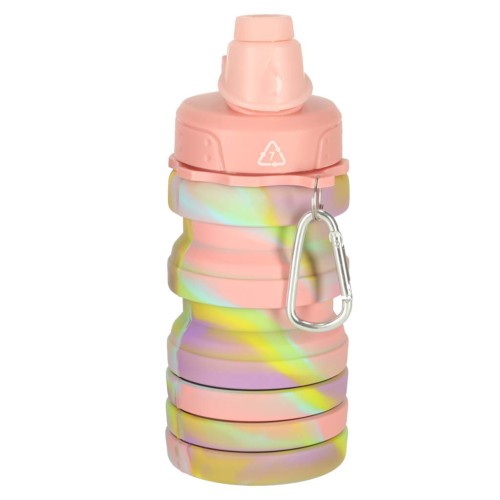 butelka-na-wode-bidon-silikonowy-skladany-z-uchwytem-sportowy-500ml-teczowy-174039