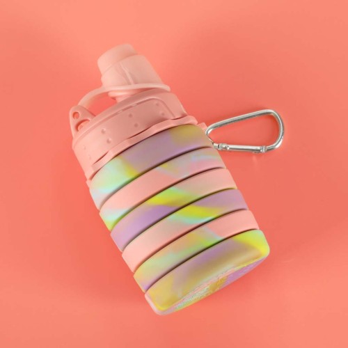butelka-na-wode-bidon-silikonowy-skladany-z-uchwytem-sportowy-500ml-teczowy-174050