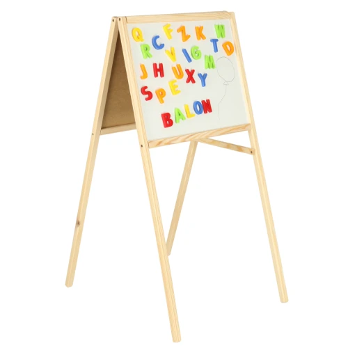 tablica-kredowa-suchoscieralna-magnetyczna-dwustronna-literki-kreda-gabka-marker-84-x-43-x-50-cm-150575