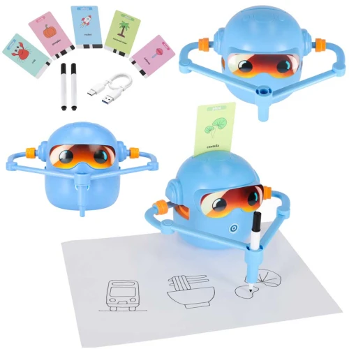 zabawka-interaktywna-edukacyjna-robot-nauka-rysowania-fiszki-mazaki-niebieski-181122