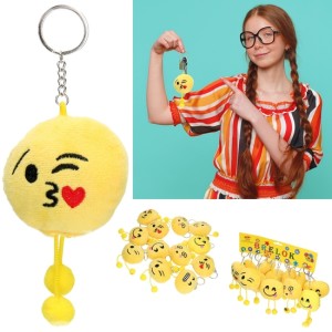 Pluszowy brelok EMOTIKON