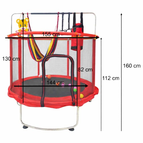 trampolina-dla-dzieci-ogrodowa-siatka-pilki-koszykowka-155cm-czerwona-182703