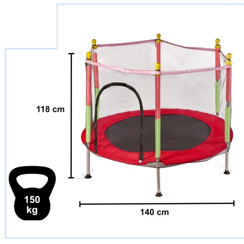 trampolina-ogrodowa-dla-dzieci-siatka-140cm-55inch-czerwona-151856