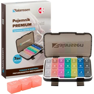 BALANSSEN Tygodniowy pojemnik premium na leki
