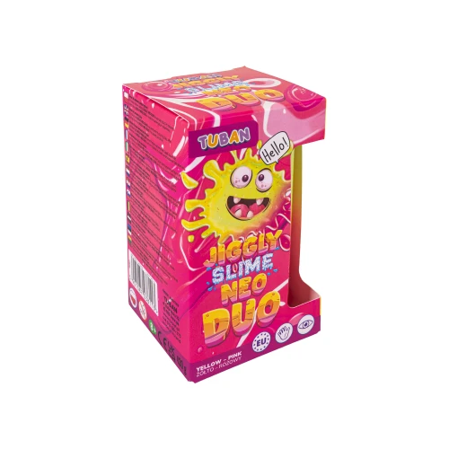 simedica.pl JIGGLY SLIME NEO DUO 430 g, masa sensoryczna żółto-różowa.jpg