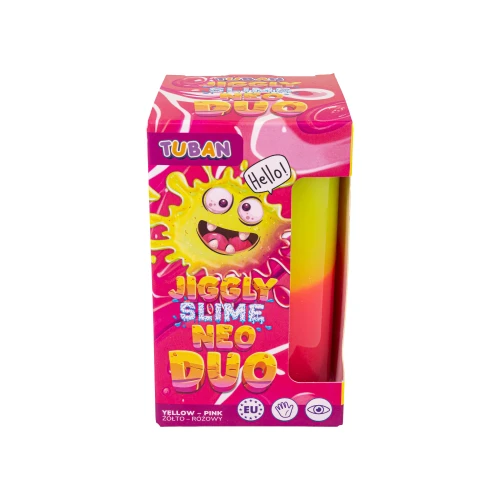 simedica.pl JIGGLY SLIME NEO DUO 430 g, masa sensoryczna żółto-różowa.jpg
