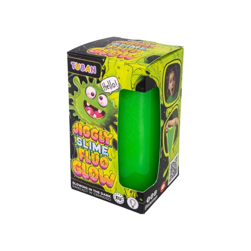 JIGGLY SLIME FLUO GLOW 430 g, masa sensoryczna zielona.jpg