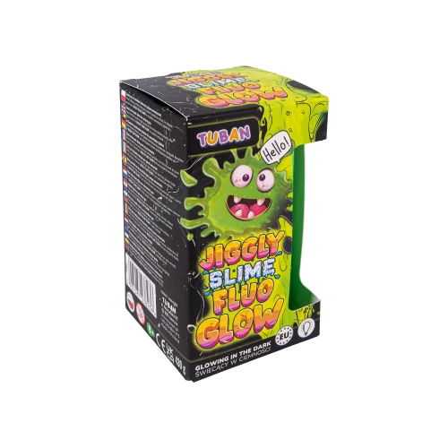 JIGGLY SLIME FLUO GLOW 430 g, masa sensoryczna zielona.jpg