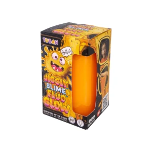 JIGGLY SLIME FLUO GLOW 430 g, masa sensoryczna pomarańczowa
