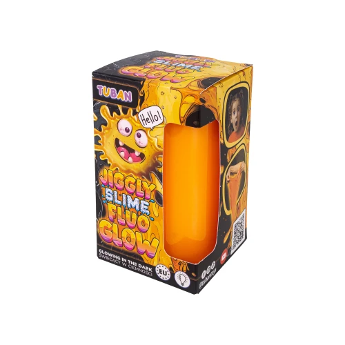 simedica.pl JIGGLY SLIME FLUO GLOW 430 g, masa sensoryczna pomarańczowa.jpg