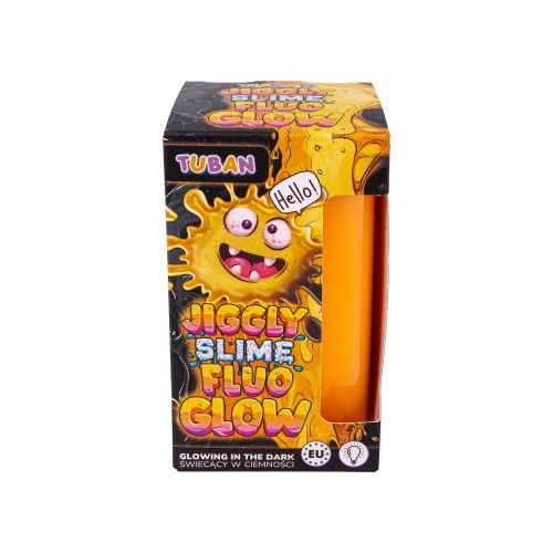 simedica.pl JIGGLY SLIME FLUO GLOW 430 g, masa sensoryczna pomarańczowa.jpg