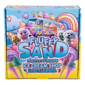 FLUFFY SAND LODZIARNIA, zestaw puszystych piasków z akcesoriami
