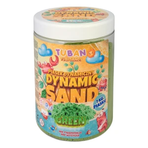 DYNAMIC SAND Piasek dynamiczny 1 kg, kolor zielony
