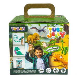 ZESTAW TUBI JELLY 6 KOLORÓW + MAŁE AKWARIUM – DINOZAURY