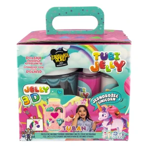 ZESTAW TUBI JELLY 6 KOLORÓW + MAŁE AKWARIUM – JEDNOROŻEC