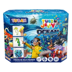 ZESTAW TUBI JELLY 8 KOLORÓW + DUŻE AKWARIUM – OCEAN