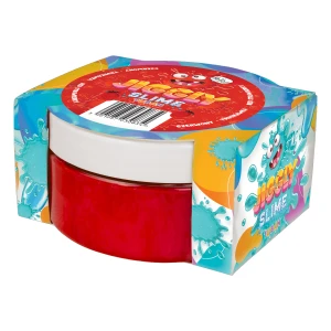 JIGGLY SLIME 200 g, masa sensoryczna czerwona, zapach truskawkowy