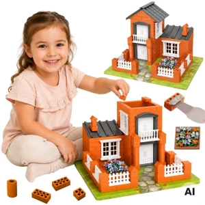 WOOPIE Zestaw konstrukcyjny DIY Willa, 458 elementów, 3+