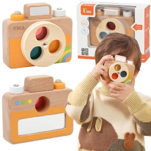 VIGA Drewniany aparat fotograficzny Kolory i Dźwięk