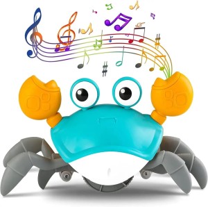 Krab uciekający pełzający czujnik interaktywna akumulator USB zielony